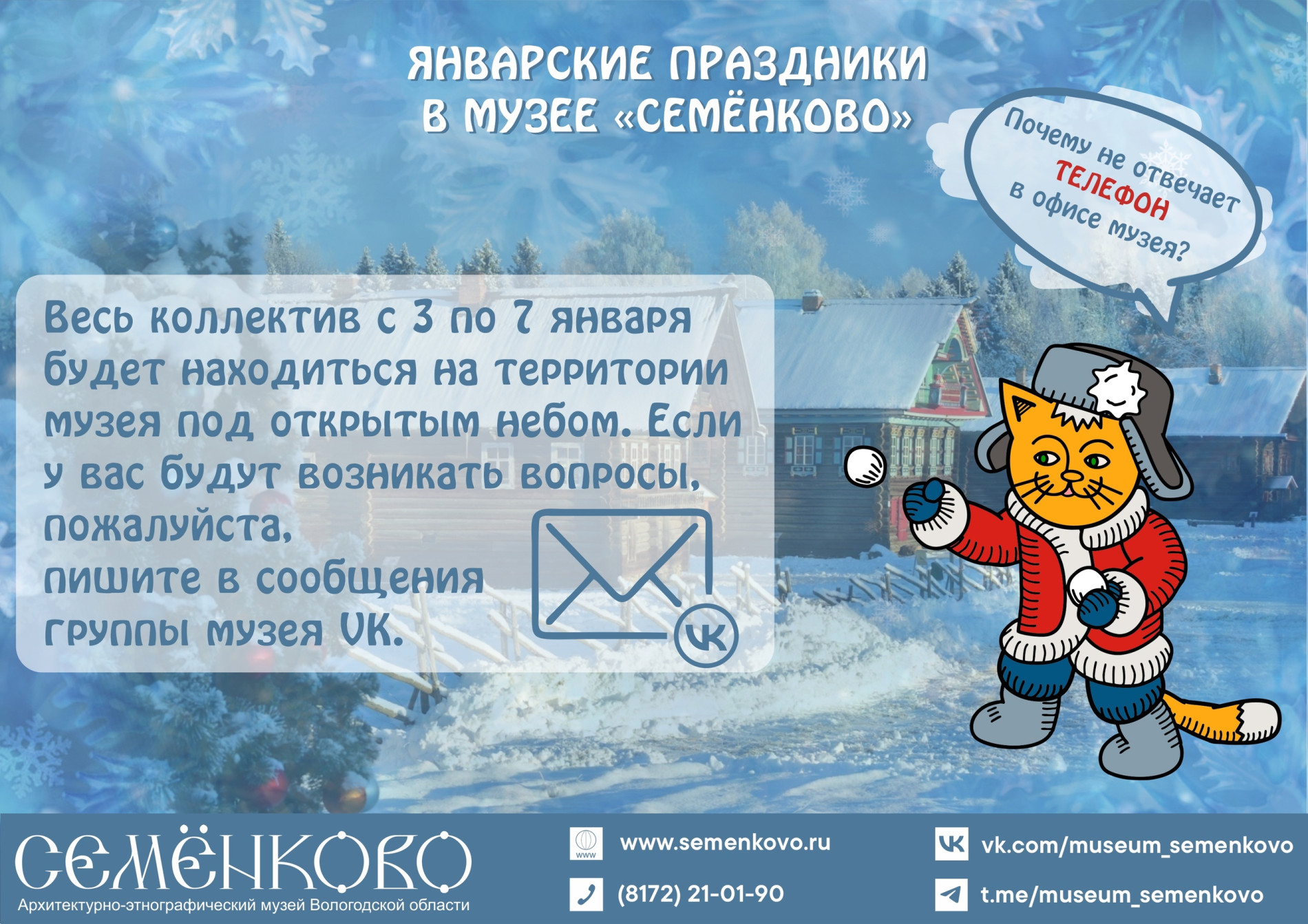 Новый год в Семёнково